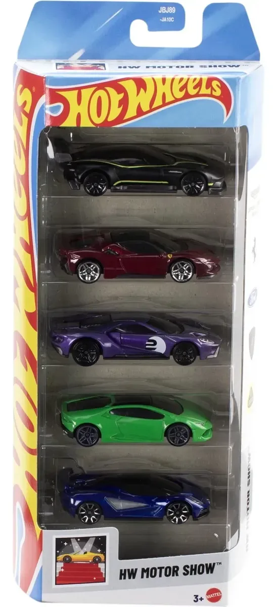 Pack 5 Hot Wheels - Hw Motor Show 2025 -